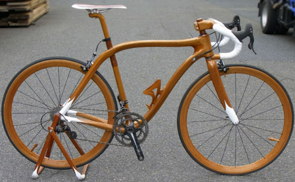 Sueshiro Sano's wooden bicycle