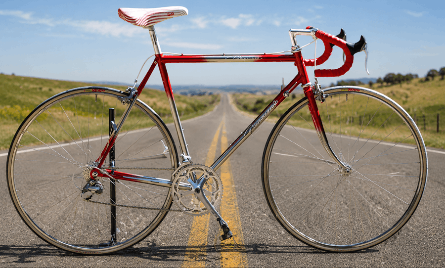 Panasonic Titanium bicycle