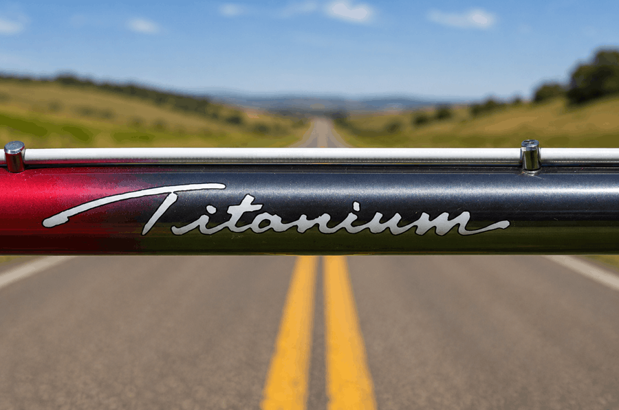 PANASONIC BICYCLE PICS TITANIUM Top Tube