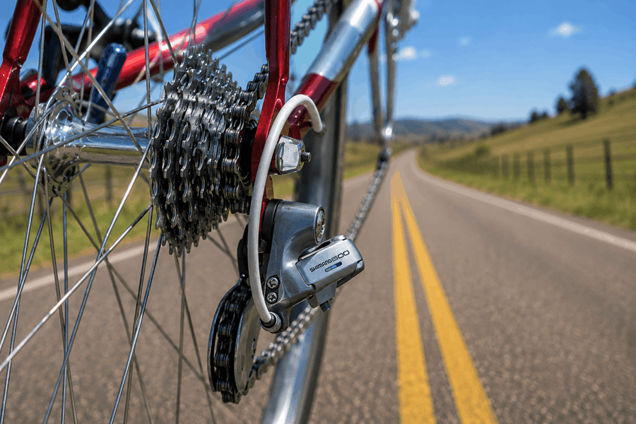 PANASONIC BICYCLE PICS TITANIUM drive train