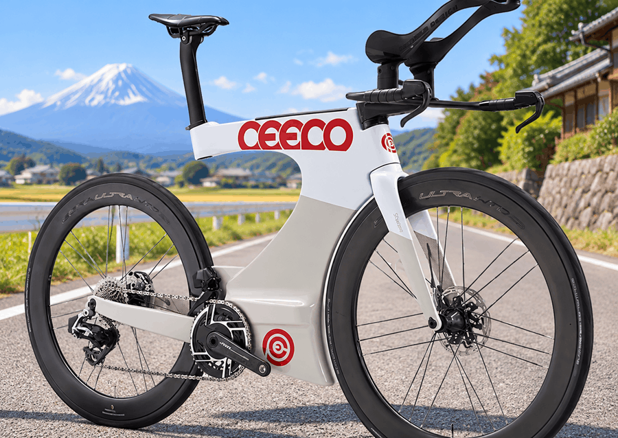 Ceepo Triathlon bike front angle