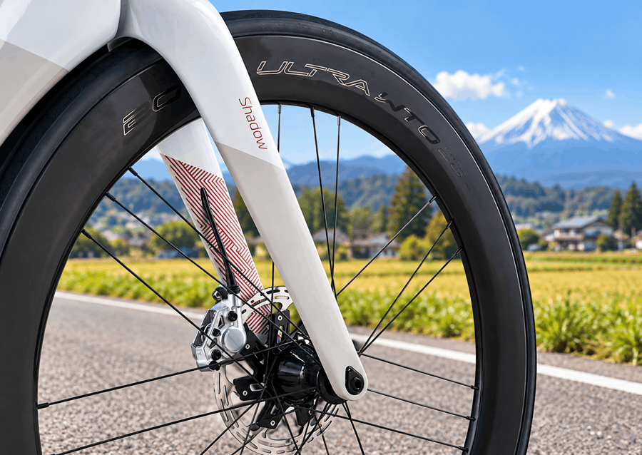 Ceepo Triathlon bike front wheel