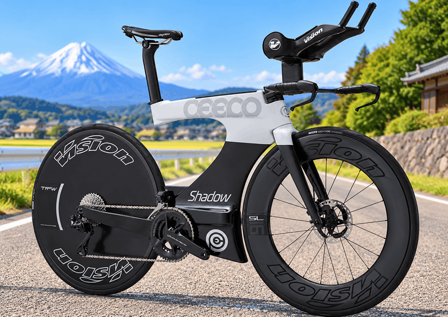 Ceepo Triathlon bike Black and white