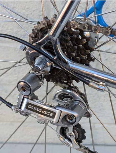 Japanese steel rear derailleur
