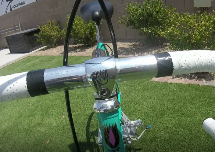 Lotus bicycle pantograph stem front