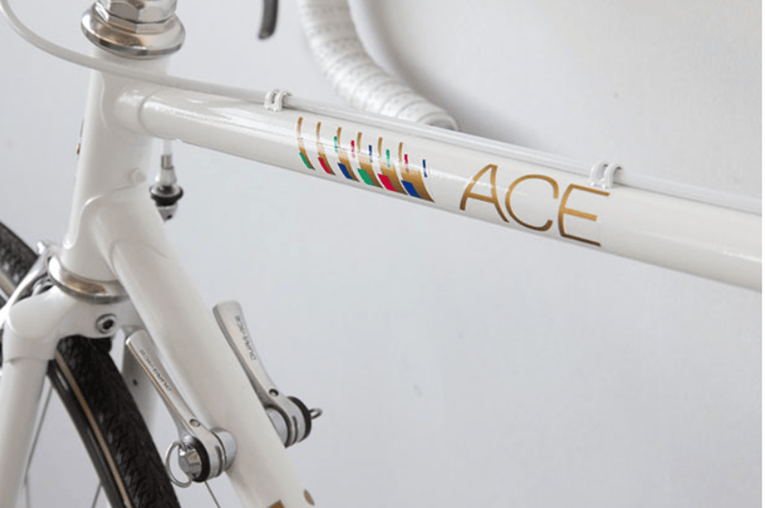 Fuji Ace Hero top tube