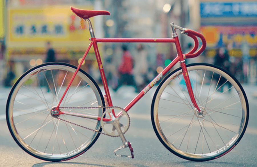 samson NJS ピストバイク Vintage Japanese Track Bike: The NJS Certified Samson Rising Sun