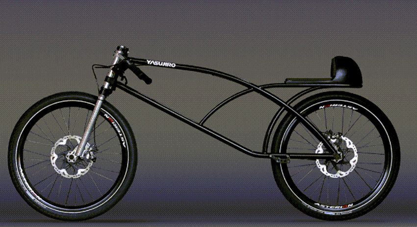 Yasujiro gravity bike left side