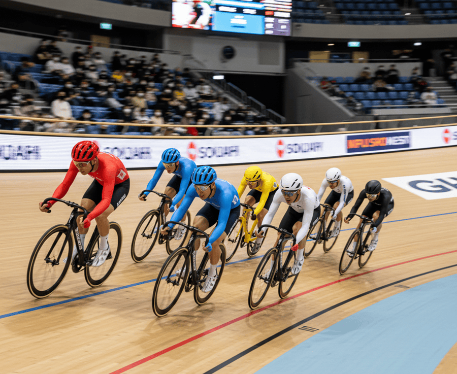 Keirin track racing
