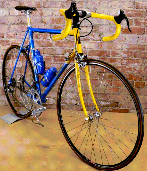 Team Fuji road bike front angle