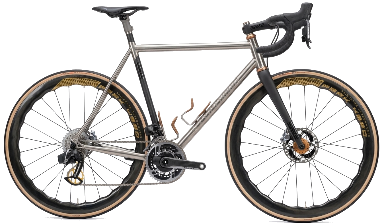 titanium carbon hybrid road bike
