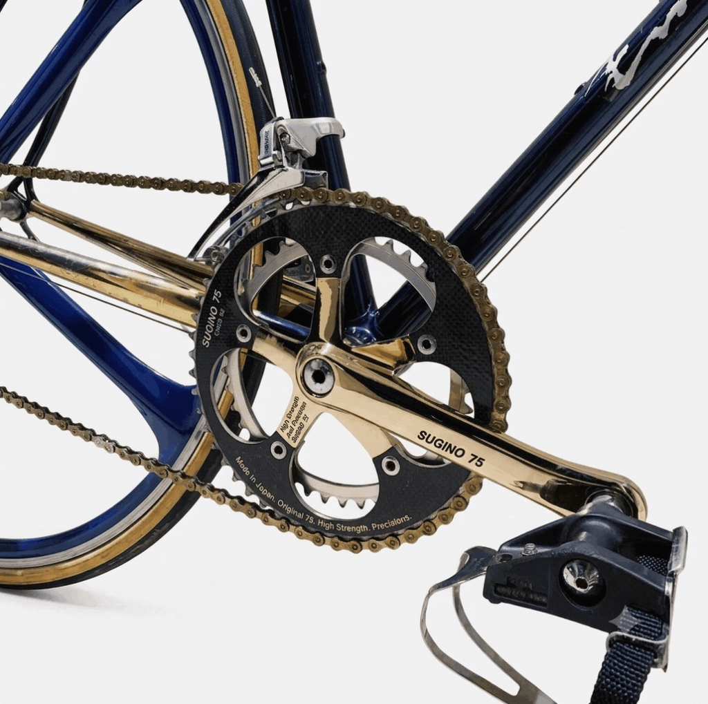 Maruishi Emperor 901-SXR Sugino SG75 crankset and drivetrain