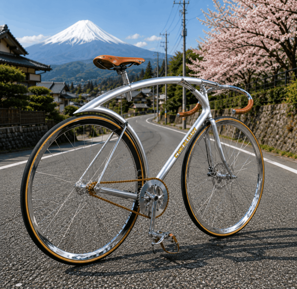 Cherubim Silver flyer track bike