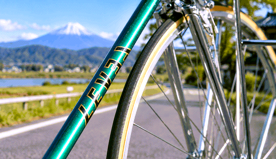 Leve Mamachari bicycle down tube
