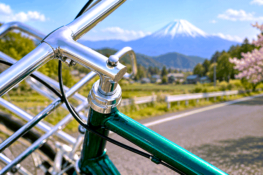 Level Mamachari Bicycle cockpit