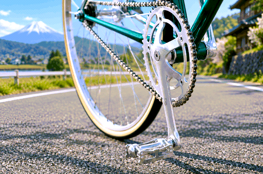 Leve Mamachari bicycle drive train