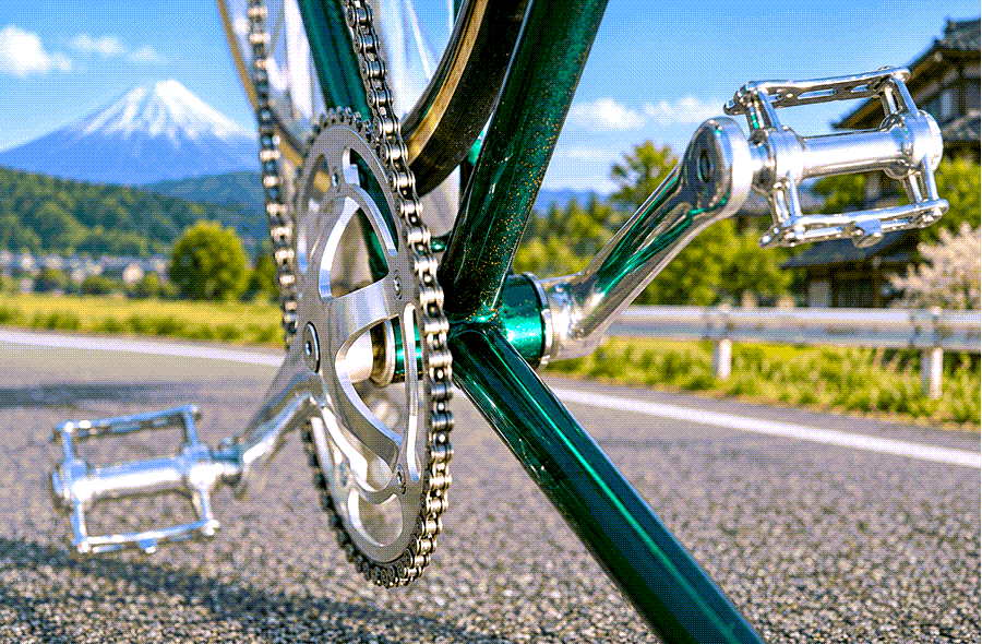 Leve Mamachari bicycle chainring