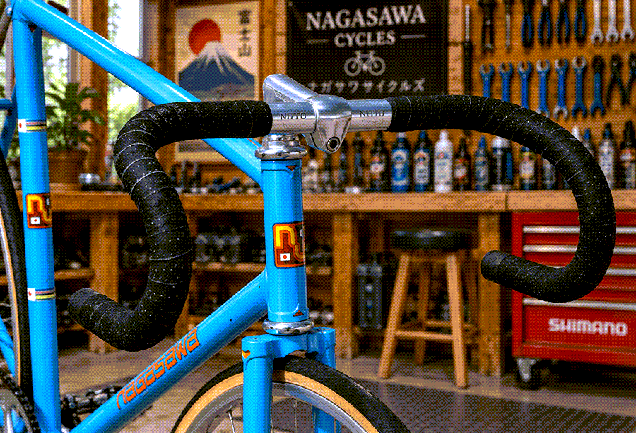 A Nagasawa Bicycle Special NJS cockpit
